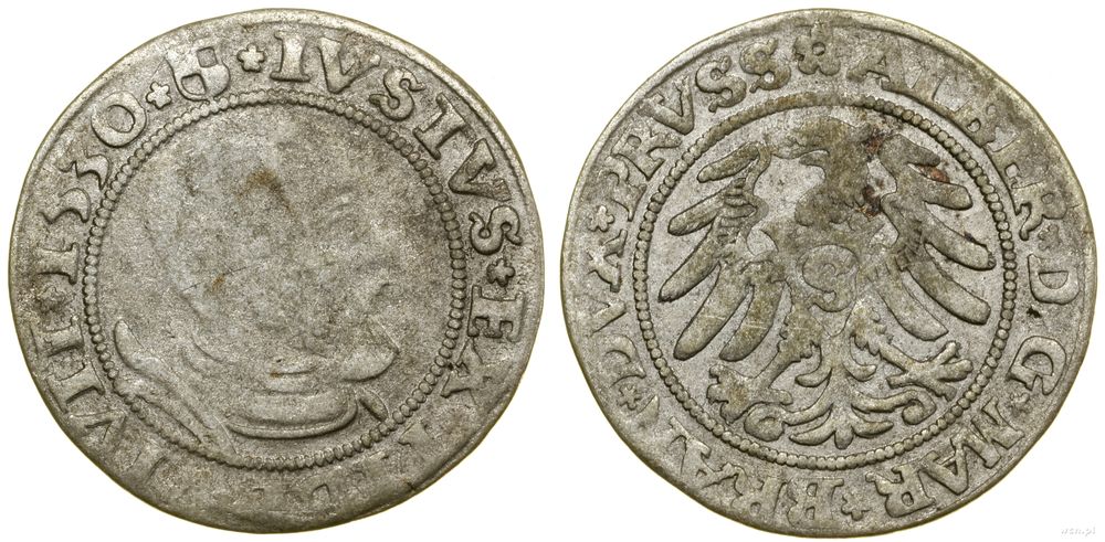 Prusy Książęce (1525–1657), grosz, 1530