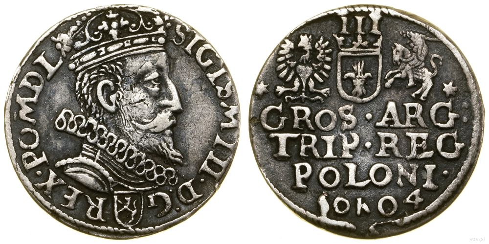 Polska, trojak, 1604