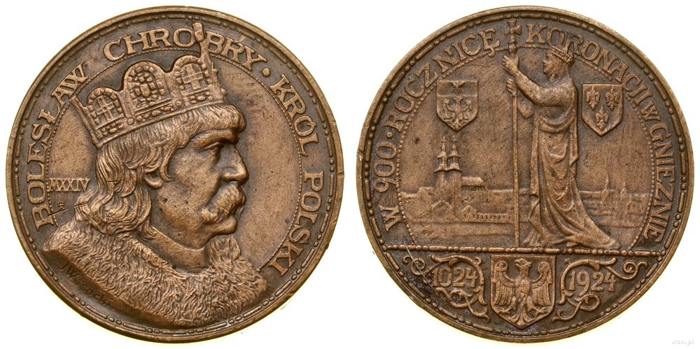 Polska, 900. Rocznica Koronacji Bolesława Chrobrego, 1924