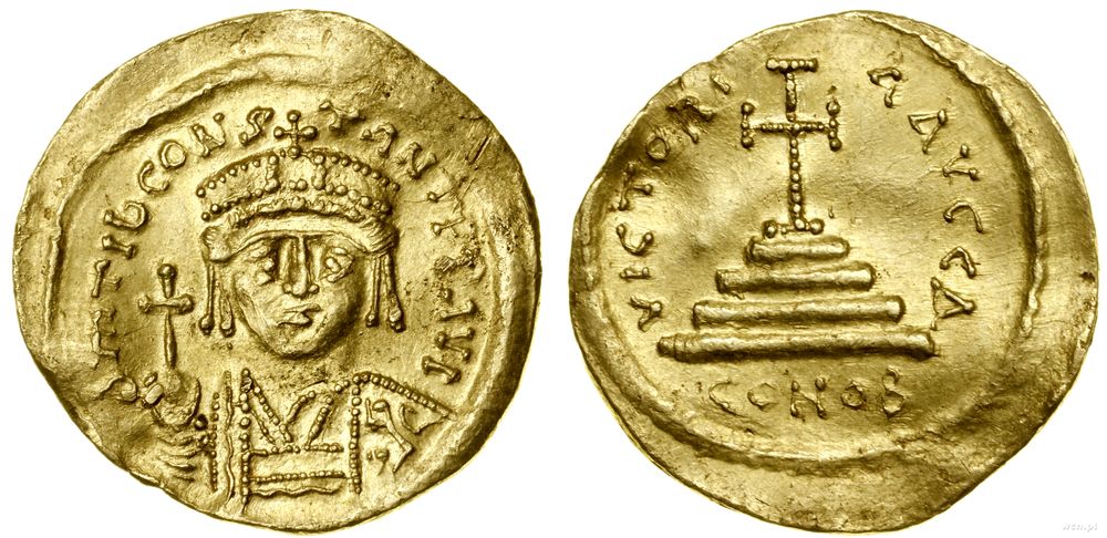 Bizancjum, solidus, (579–582)