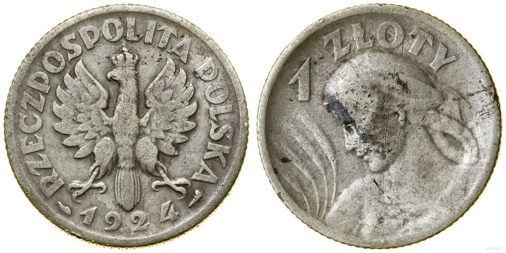 Polska, 1 złoty, 1924