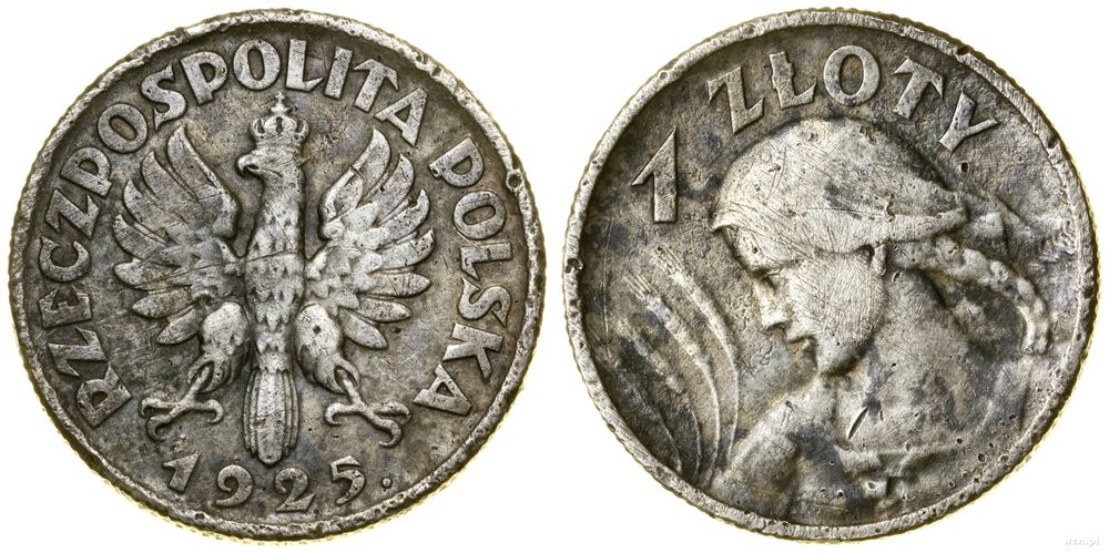 Polska, 1 złoty, 1925