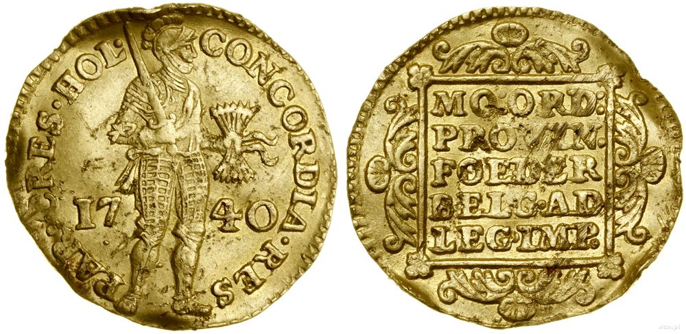 Niderlandy, dukat, 1740