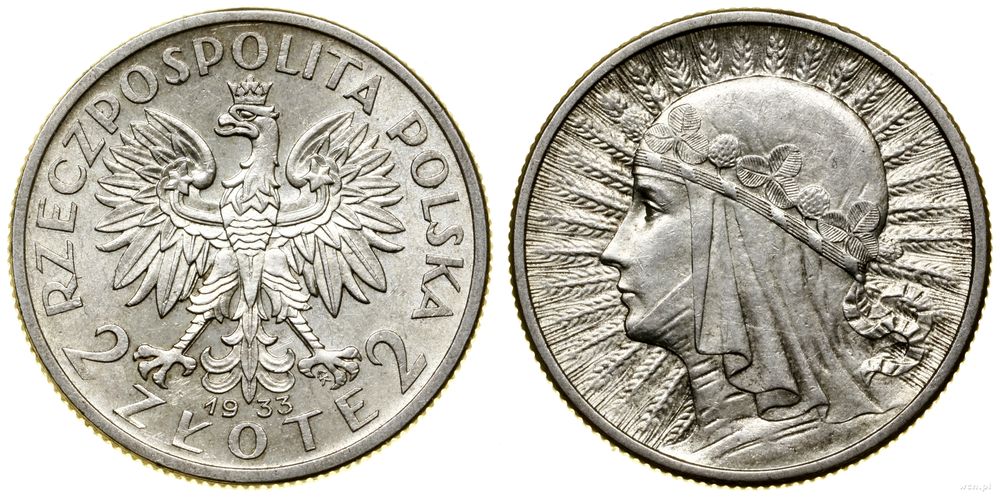 Polska, 2 złote, 1933