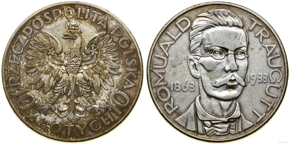 Polska, 10 złotych, 1933