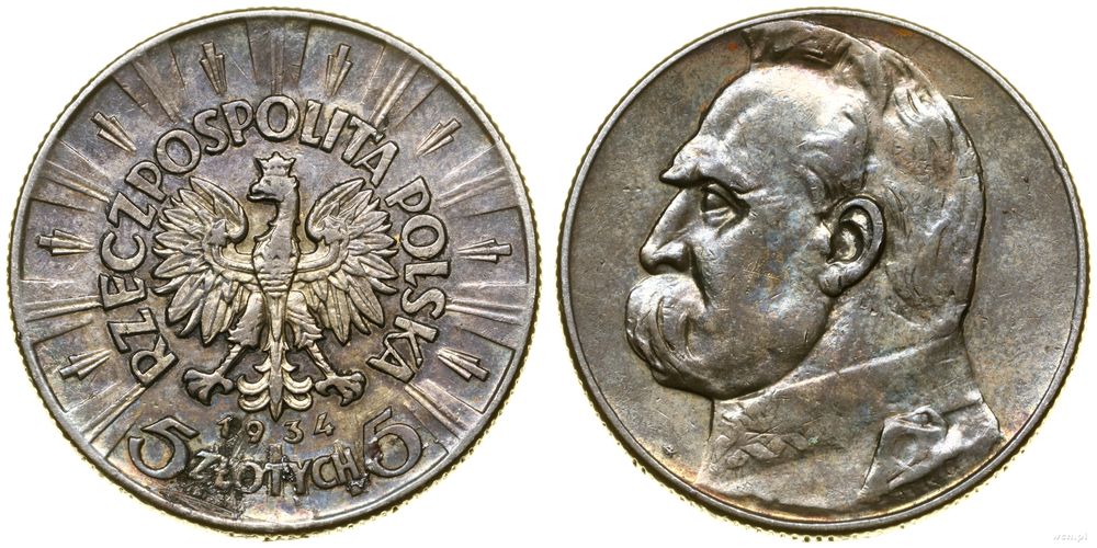 Polska, 5 złotych, 1934