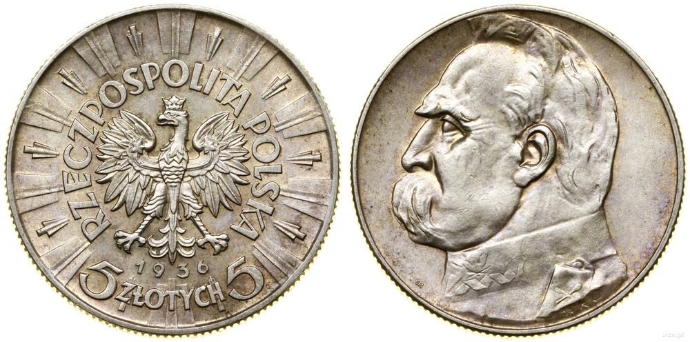 Polska, 5 złotych, 1936