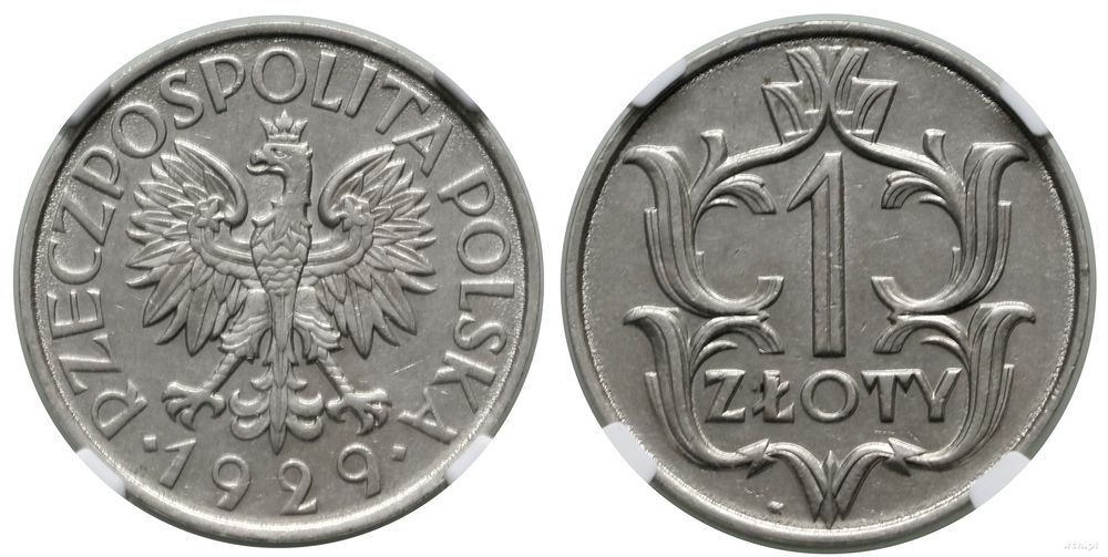 Polska, 1 złoty, 1929