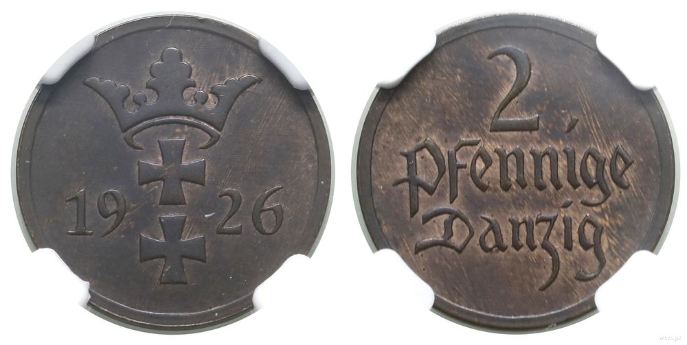 Polska, 2 fenigi, 1926
