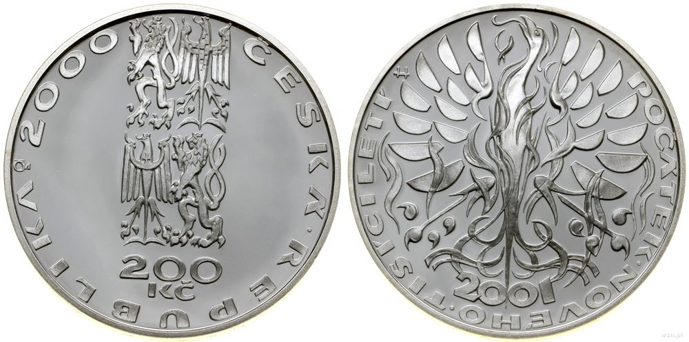 Czechy, 200 koron, 2000