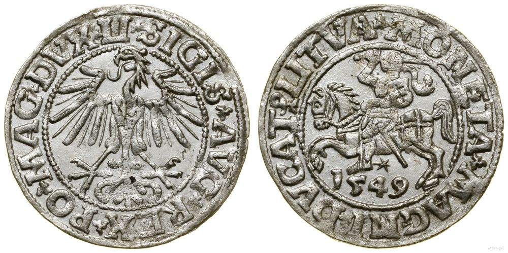Polska, półgrosz, 1549