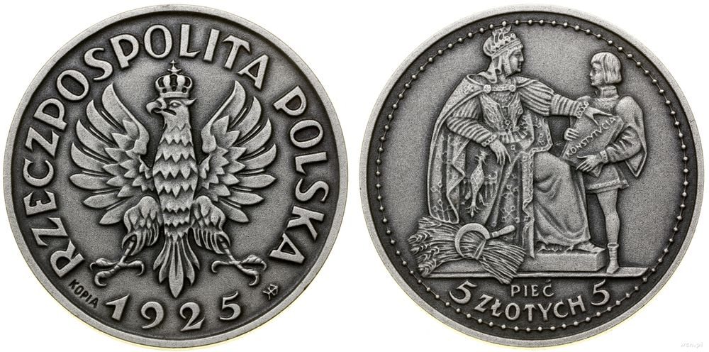 Polska, 5 złotych (KOPIA), 1925