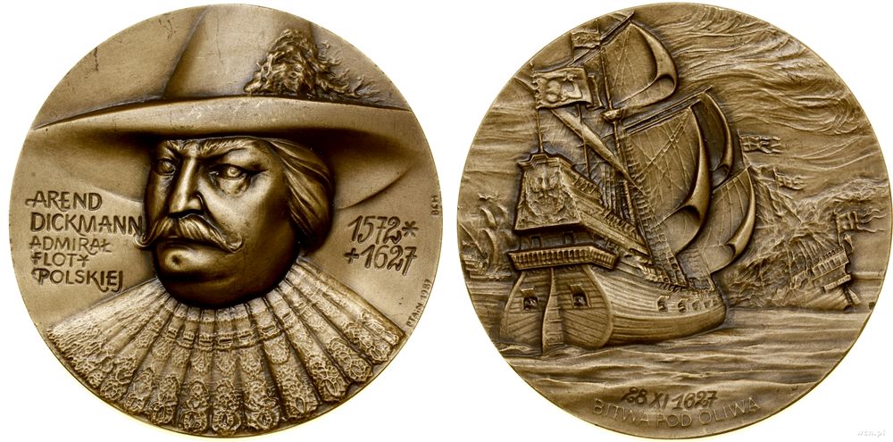 Polska, 350. rocznica bitwy pod Oliwą, 1987