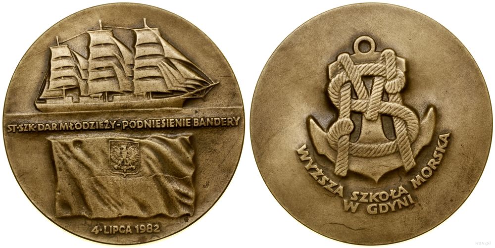 Polska, Dar Młodzieży – podniesienie bandery, 1984