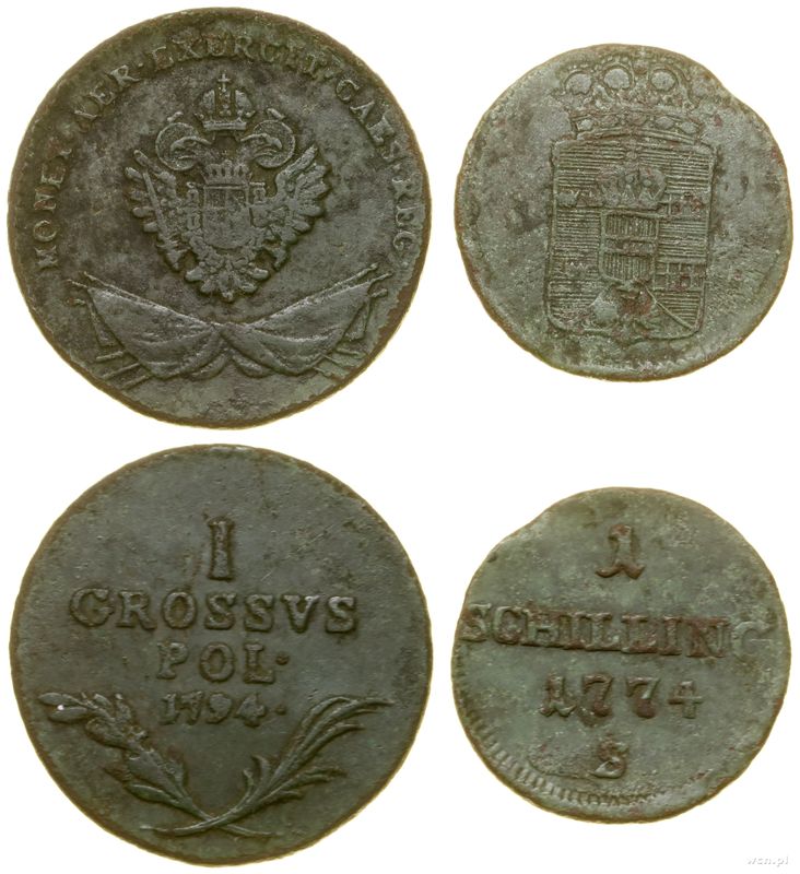 Polska, zestaw 2 monet