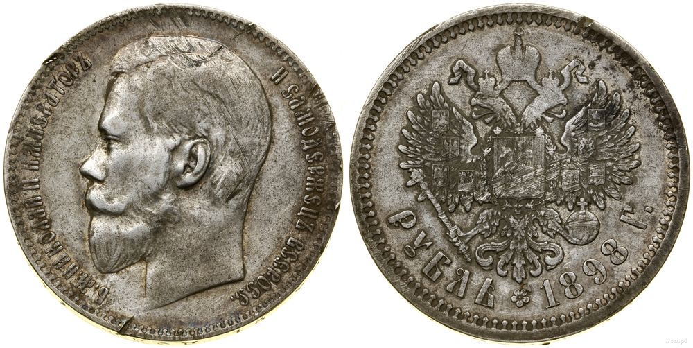 Rosja, rubel, 1898 (А•Г)