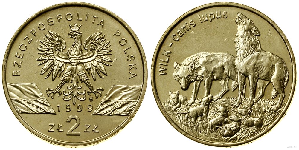 Polska, 2 złote, 1999