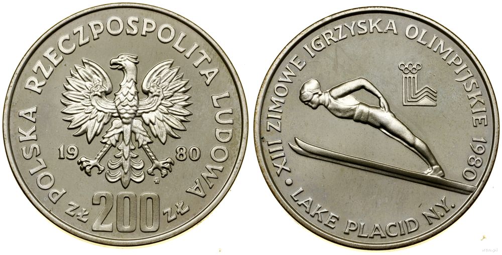 Polska, 200 złotych, 1980