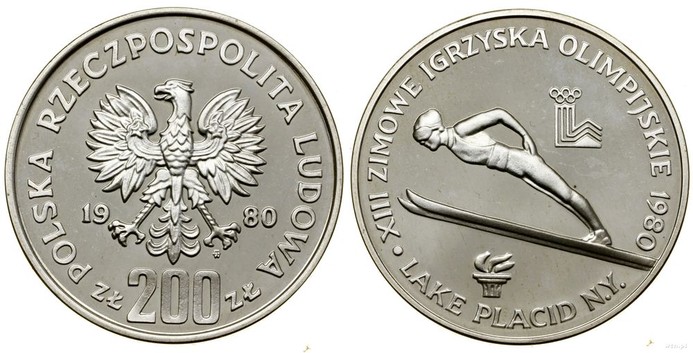 Polska, 200 złotych, 1980