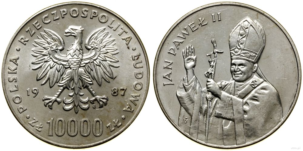 Polska, 10.000 złotych, 1987