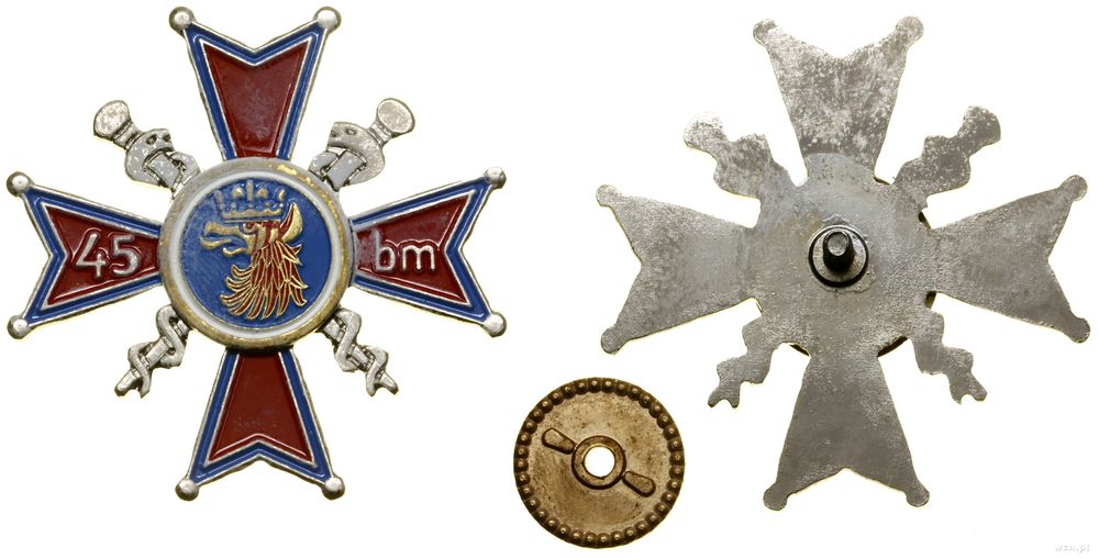 Polska, 45. Batalion Medyczny – oficerska odznaka pamiątkowa