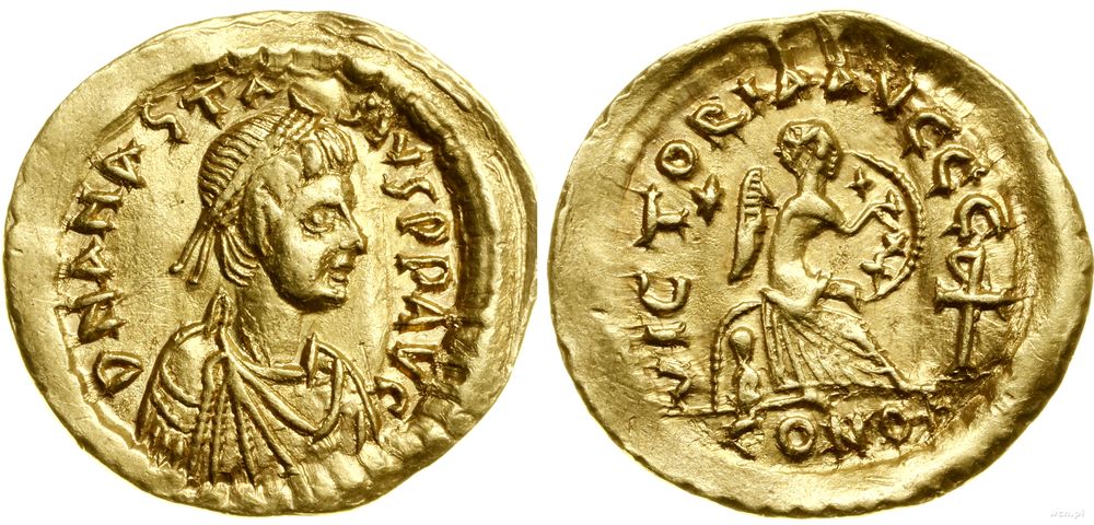Bizancjum, semissis, (498–518)