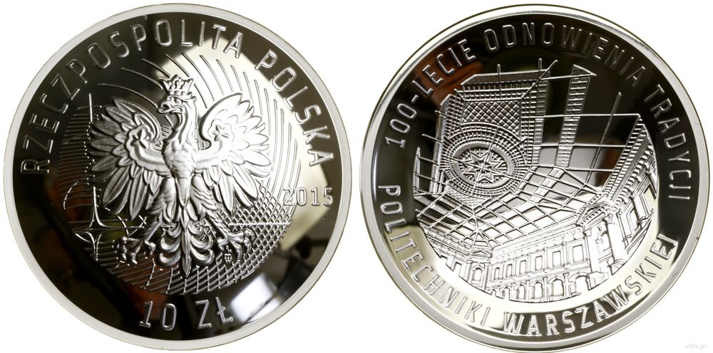 Polska, 10 złotych, 2015