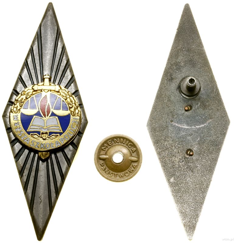 Polska, Wyższa Szkoła Policji – odznaka absolwencka, (1990–2023)