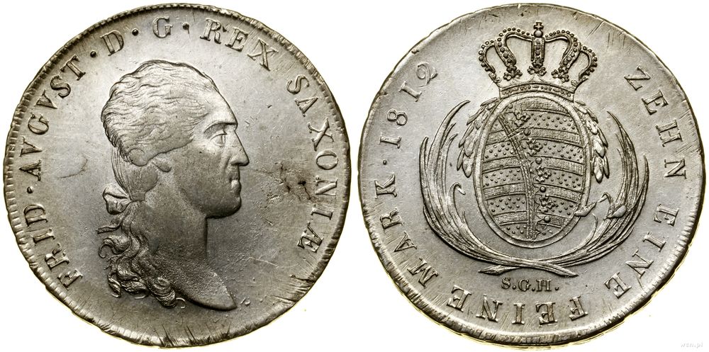 Niemcy, talar, 1812 SGH