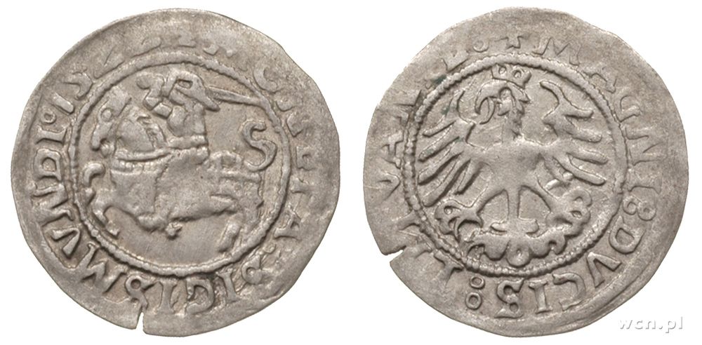 Polska, półgrosz litewski, 1522