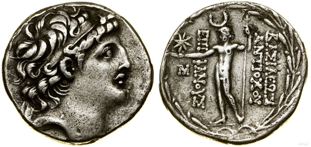 Grecja i posthellenistyczne, tetradrachma, (ok. 121–113 pne)