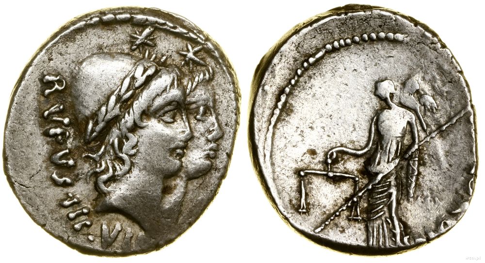 Republika Rzymska, denar, (46 pne)