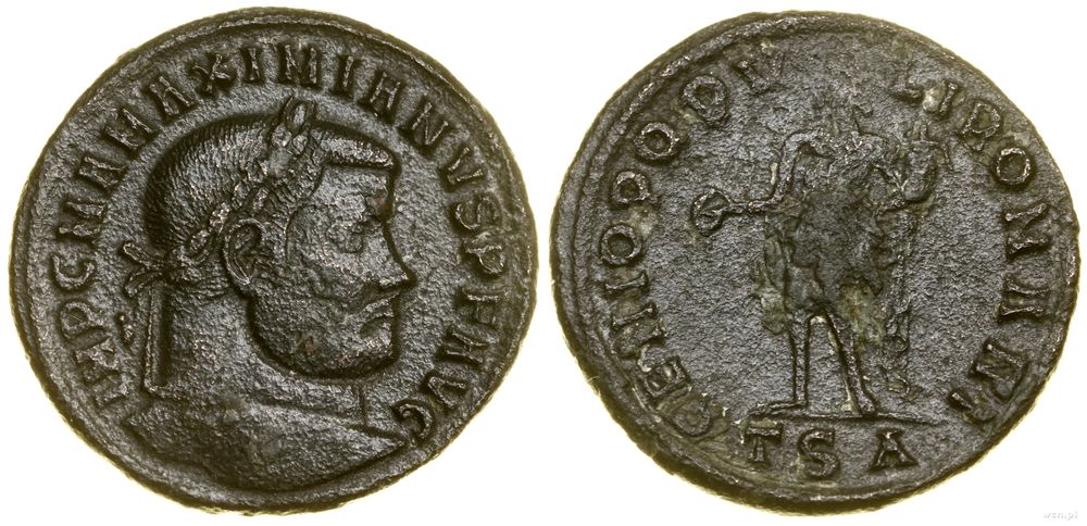Cesarstwo Rzymskie, follis, (298–299)