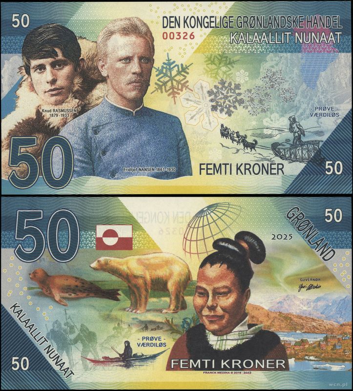 Grenlandia, 50 koron, 2025