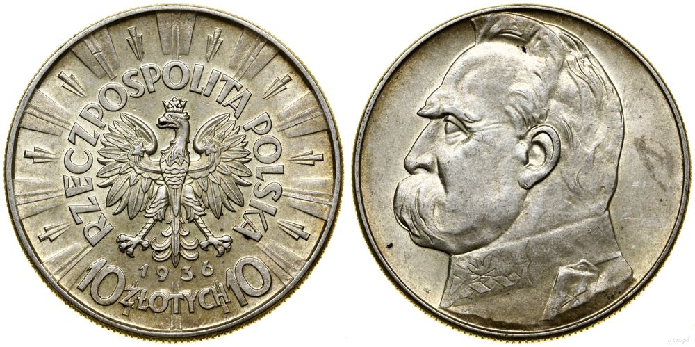Polska, 10 złotych, 1936