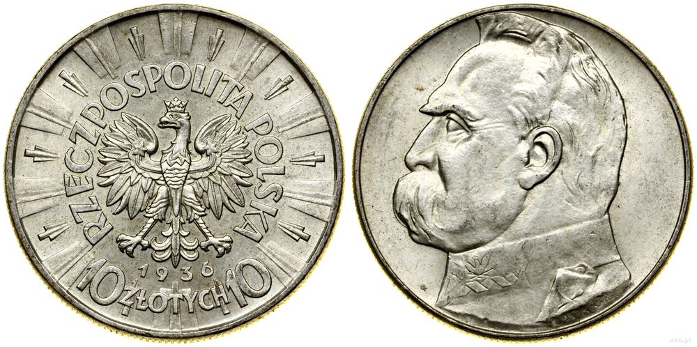 Polska, 10 złotych, 1936