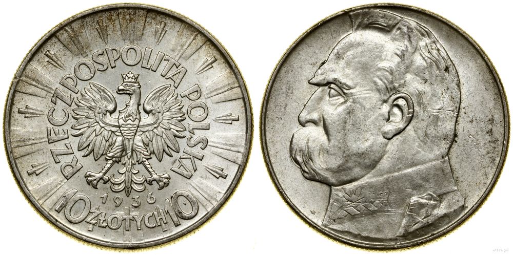 Polska, 10 złotych, 1936