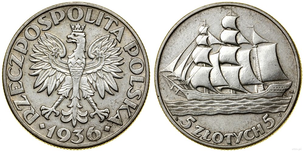 Polska, 5 złotych, 1936