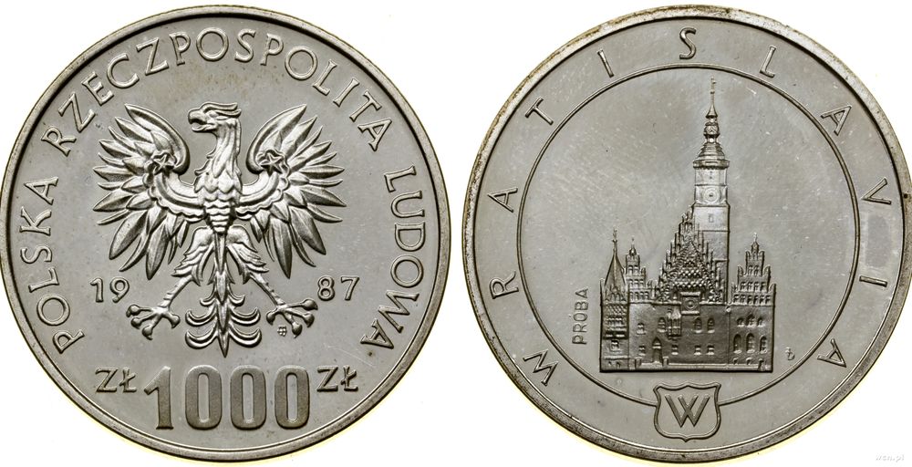 Polska, 1.000 złotych, 1987