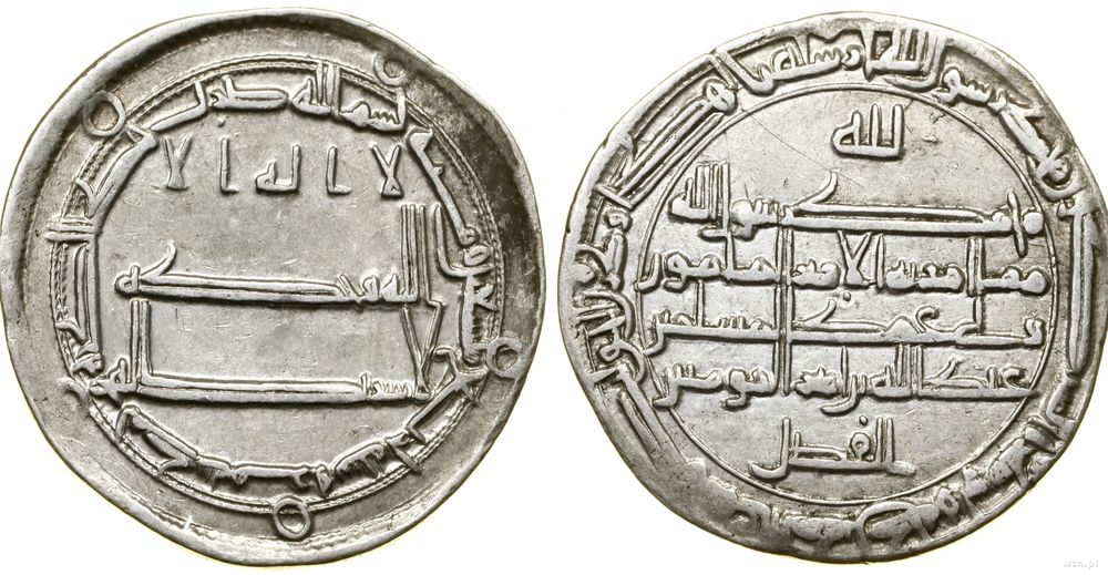 Abbasydzi, dirham, 194 AH
