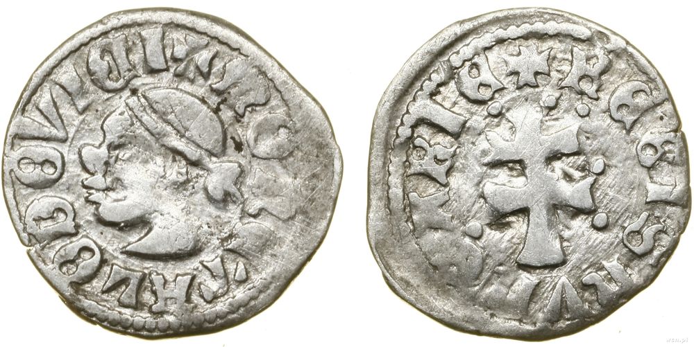 Polska, denar, (ok. 1358–1366)