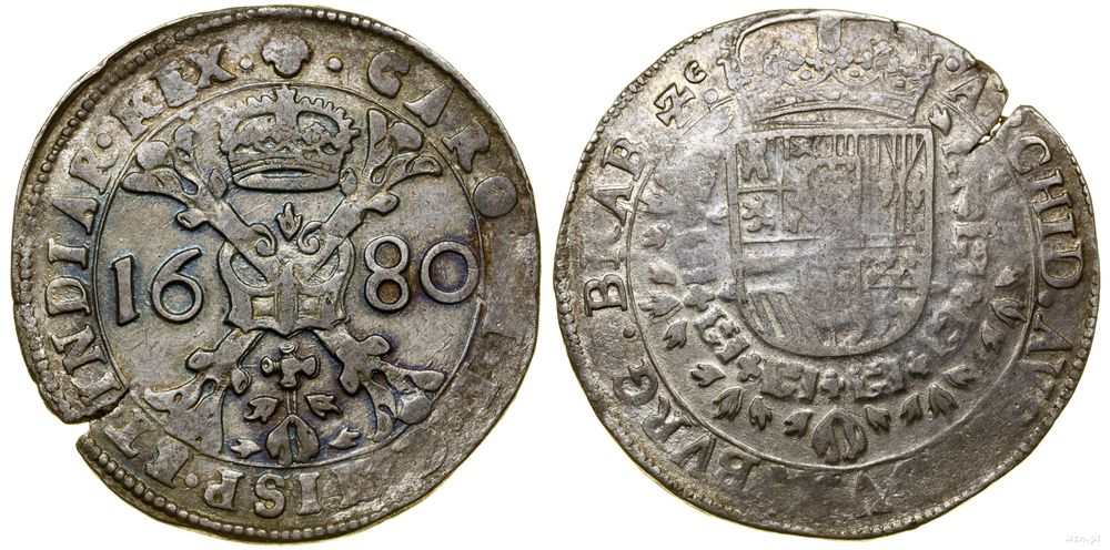Niderlandy hiszpańskie, patagon, 1680