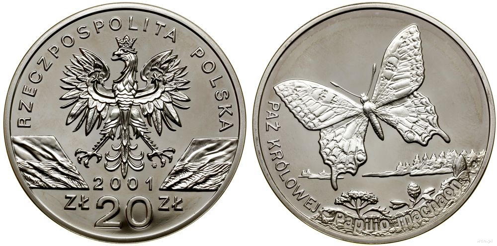 Polska, 20 złotych, 2001
