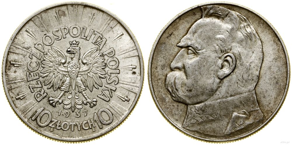 Polska, 10 złotych, 1937