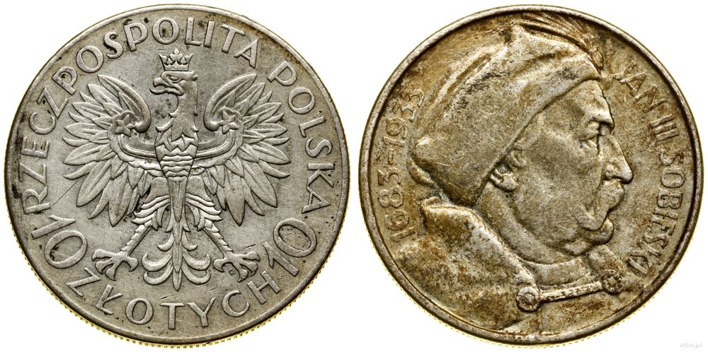 Polska, 10 złotych, 1933