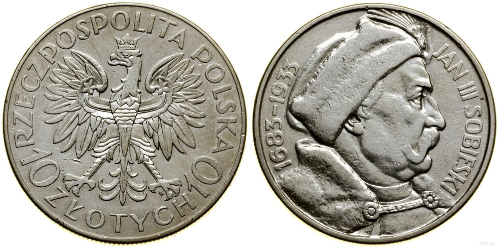 Polska, 10 złotych, 1933