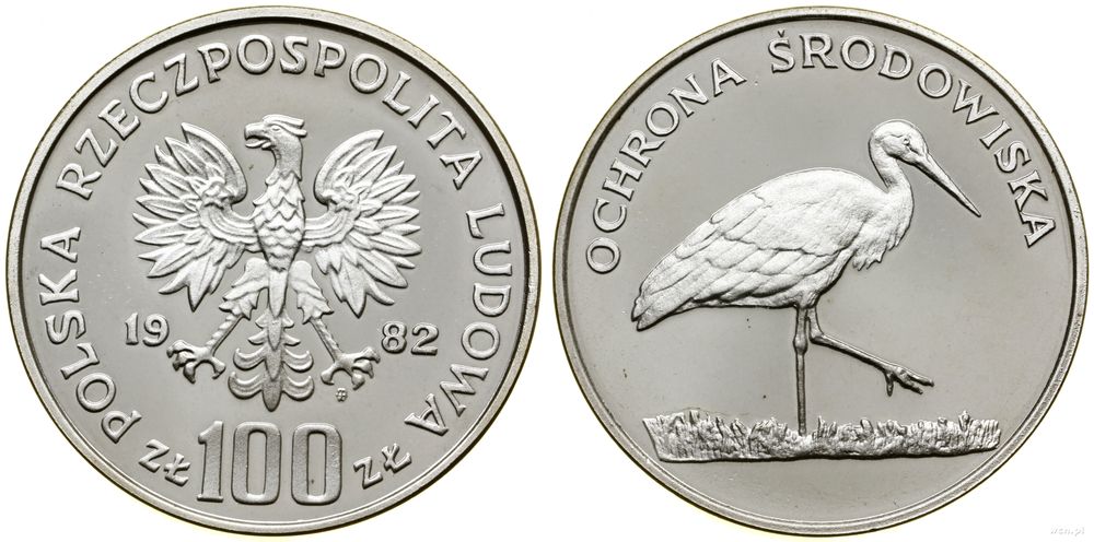 Polska, 100 złotych, 1982