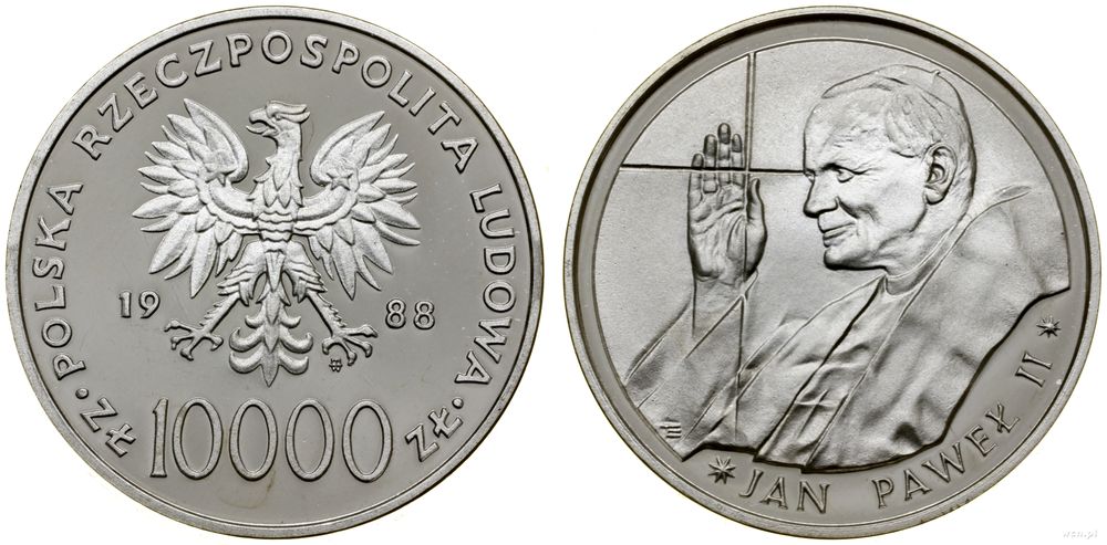 Polska, 10.000 złotych, 1988