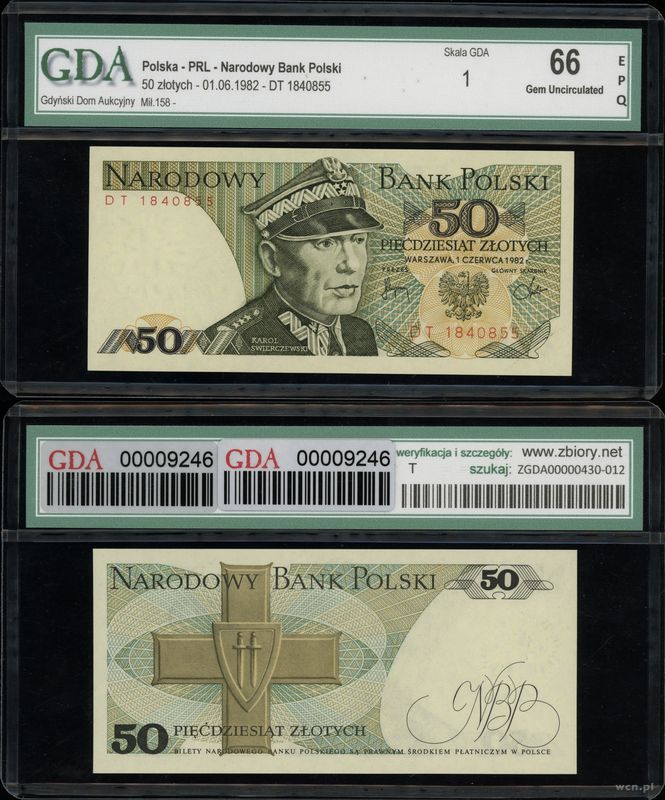Polska, 50 złotych, 1.06.1982