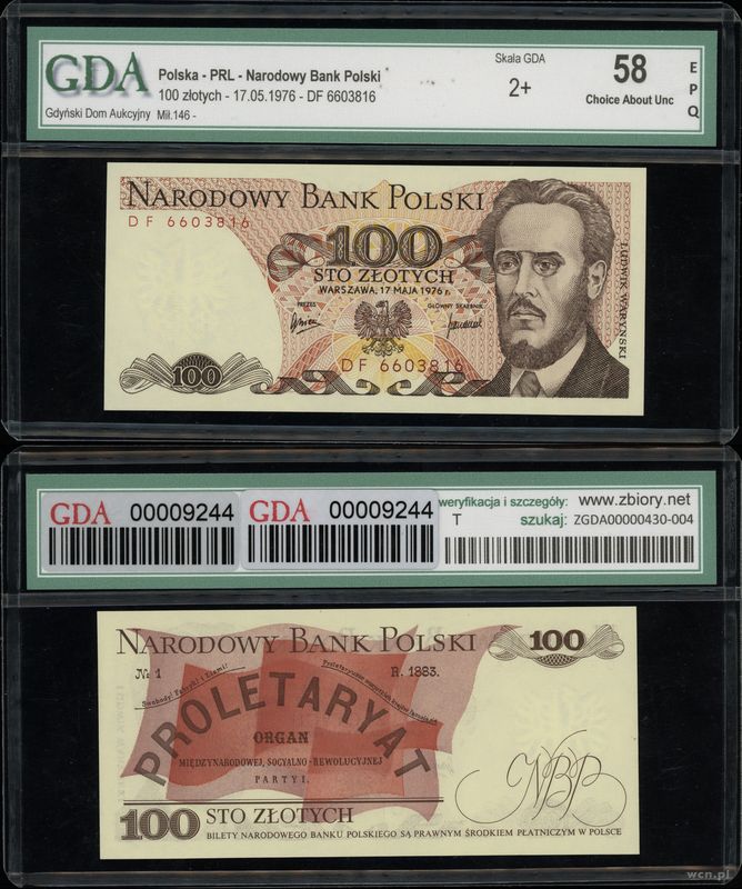 Polska, 100 złotych, 17.05.1976